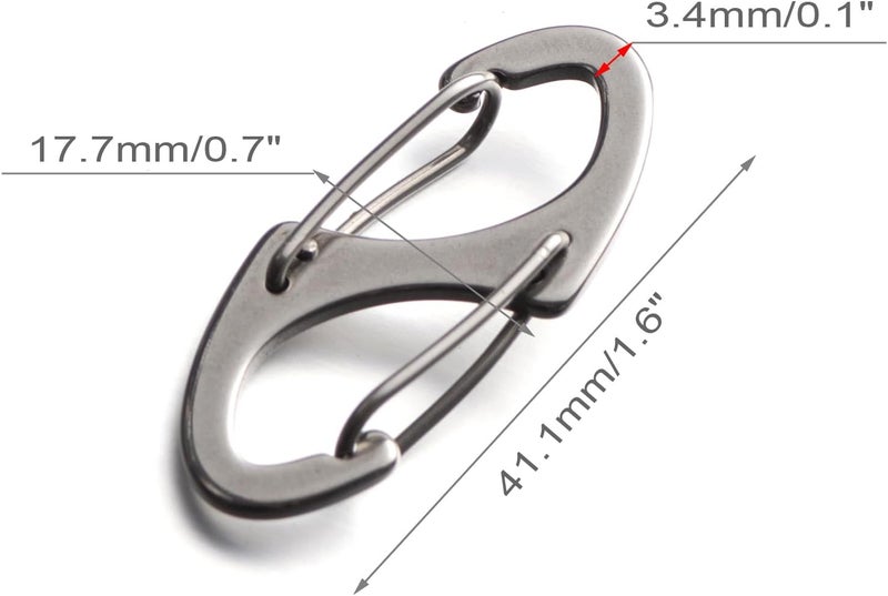 Mizeer Stainless Steels Zipper Clip Theft Deterrent - Anti Theft Zipper Clips Keep The Zipper Closed - Zipper Locks for Backpacks - Image 5
